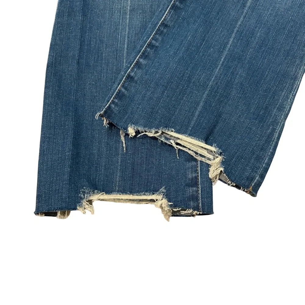 Madewell Cali Demi-Boot Jeans: Destructed-Hem Edition, Sz 25 - Picture 13 of 16